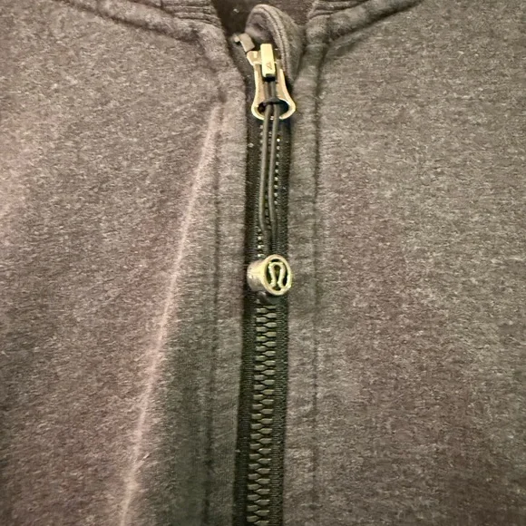 lululemon Gray Zip-Up Hoodie. One of the first ever made! - Picture 3 of 8